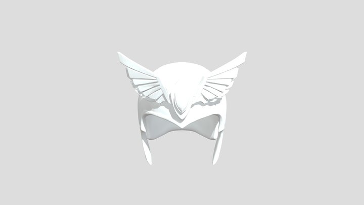 Helm of Darna - Superhero from the Philippines 3D Model