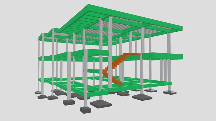 PROJETO ESTRUTURAL - TARCIO ARAUJO 3D Model