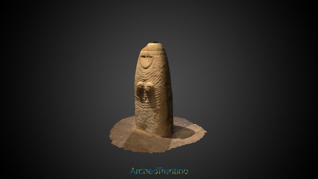 Statua Stele femminile in marmo: Arco IV 3D Model
