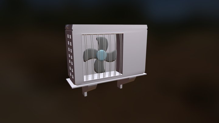 Air Conditioner (Outdoor) 3D Model