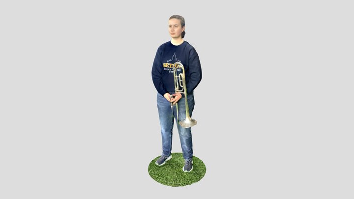 Trombone 3D Model