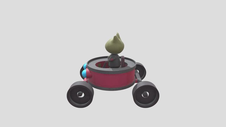 Animal Crossing kart model 3D Model