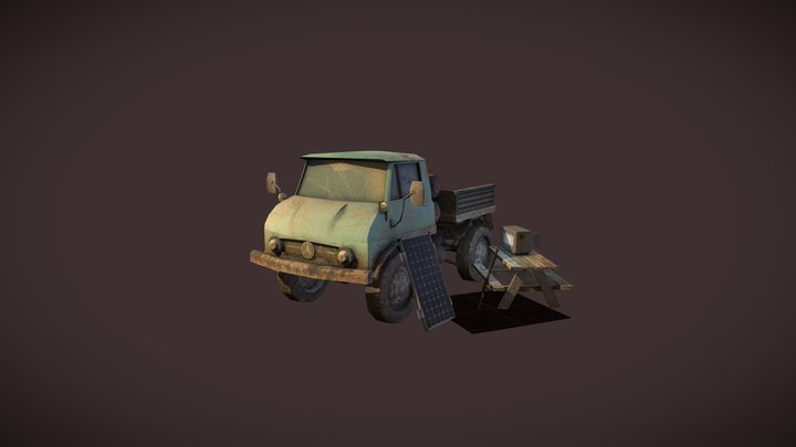 DAE 5 Finished props - Forest Loner 3D Model