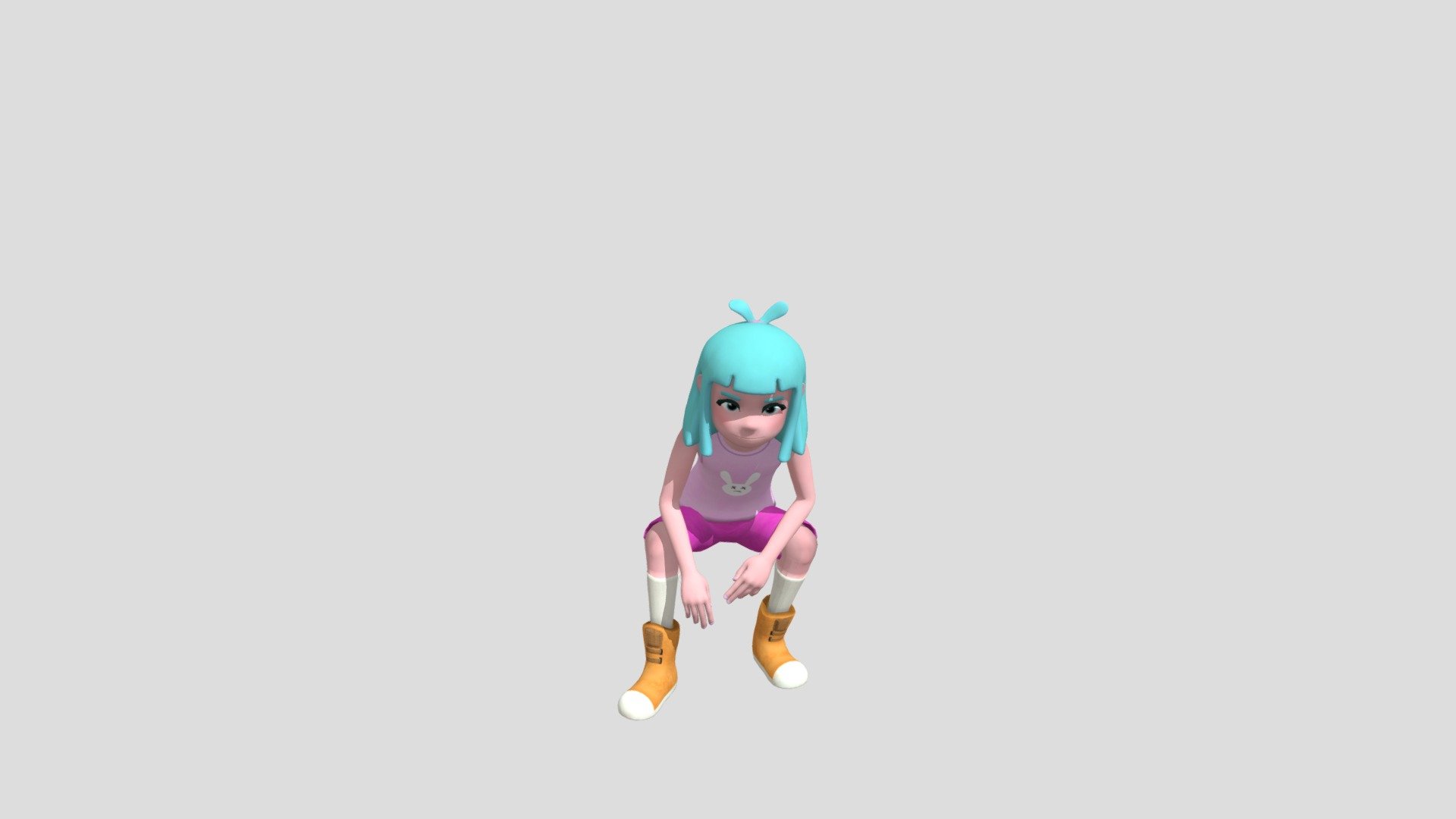 Sitting Laughing