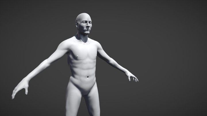 Man (WIP) 3D Model