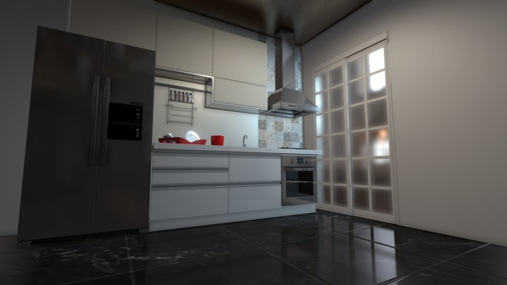 Cozinha telhanorte 3D Model