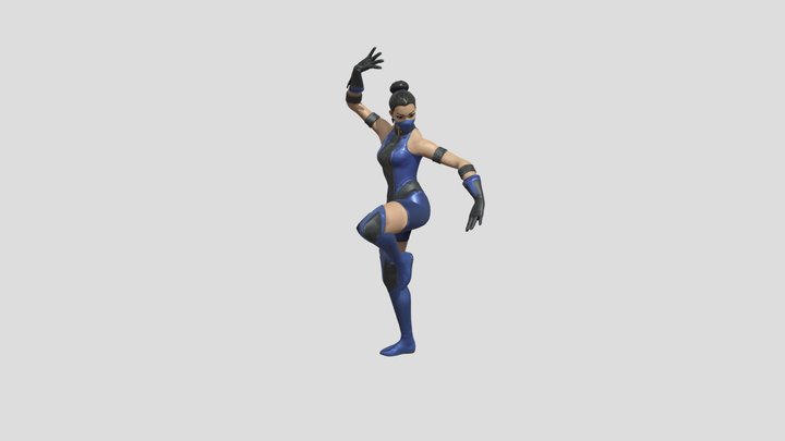 Kitana skin fortnite Model 3D Model