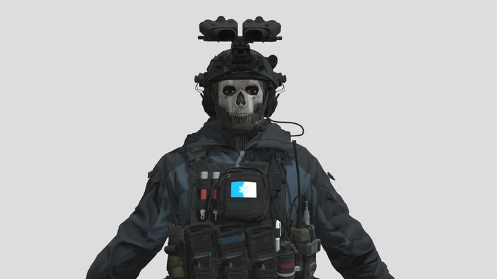 Simon_ghost_riley 3D Model
