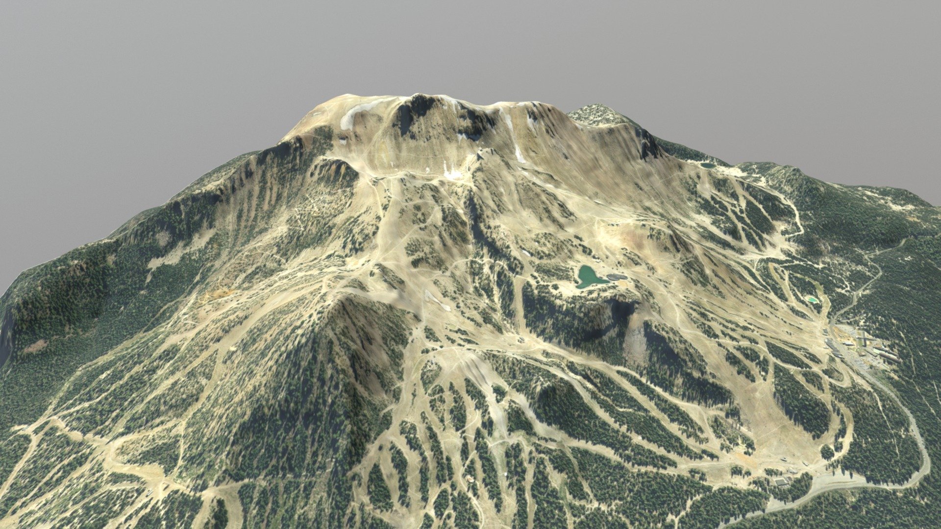 Mammoth Mountain - Summer (1:36,000 Scale)