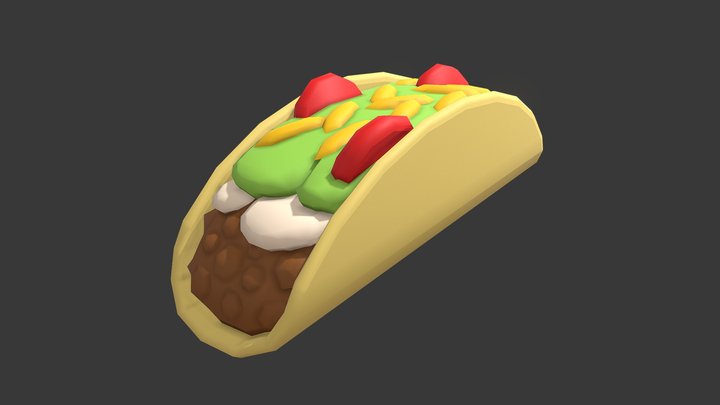 RoPets Flying Taco 3D Model