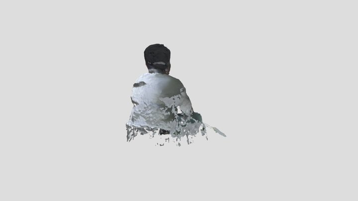 Person  cross-legged 3D Model