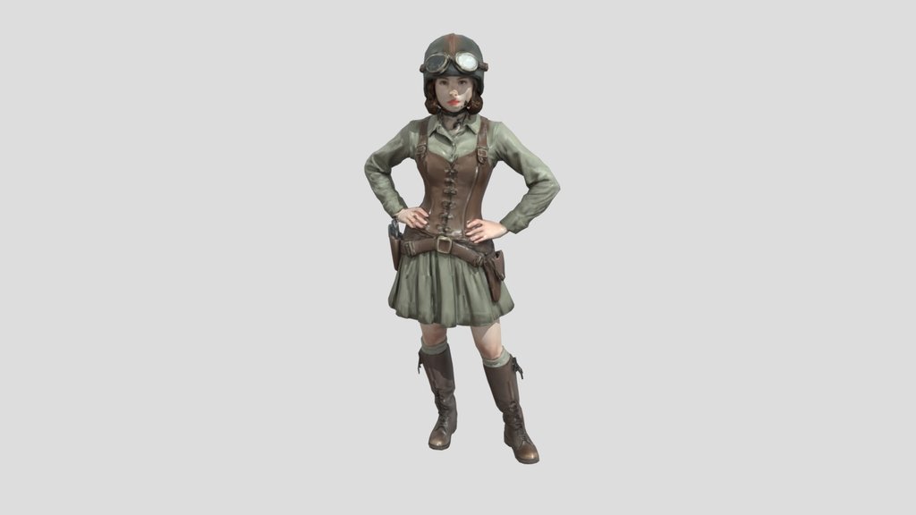 Steampunk Aviatrix