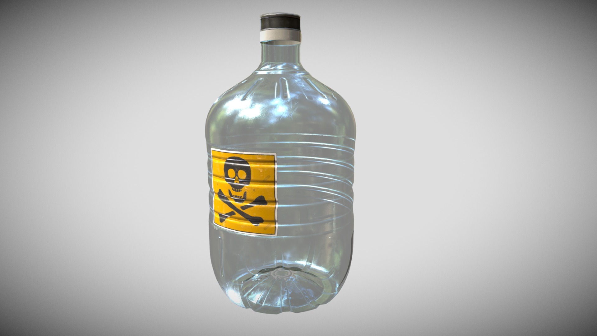 3D model Big Bottle - This is a 3D model of the Big Bottle. The 3D model is about a bottle of water.