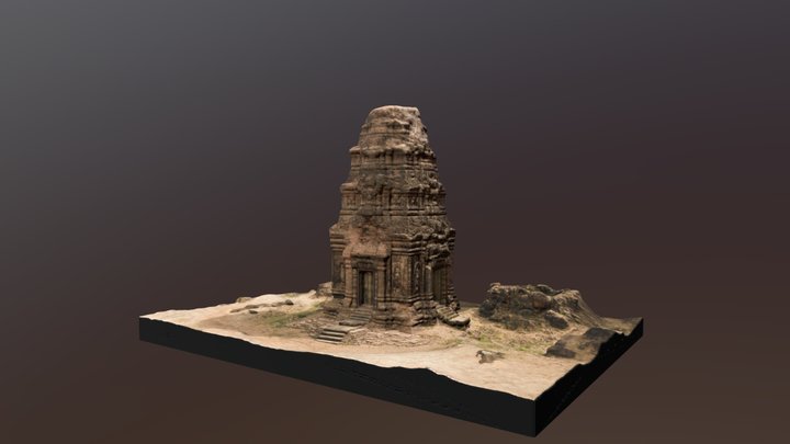 Angkor Temple - Trapeang Phong 3D Model