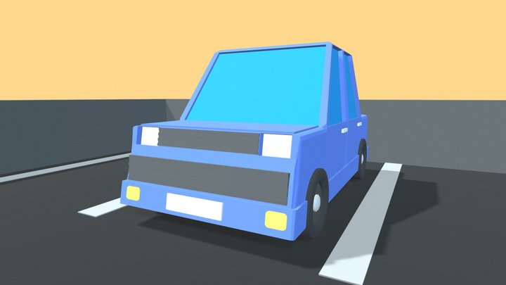 Car | Lowpoly Free 3D Model