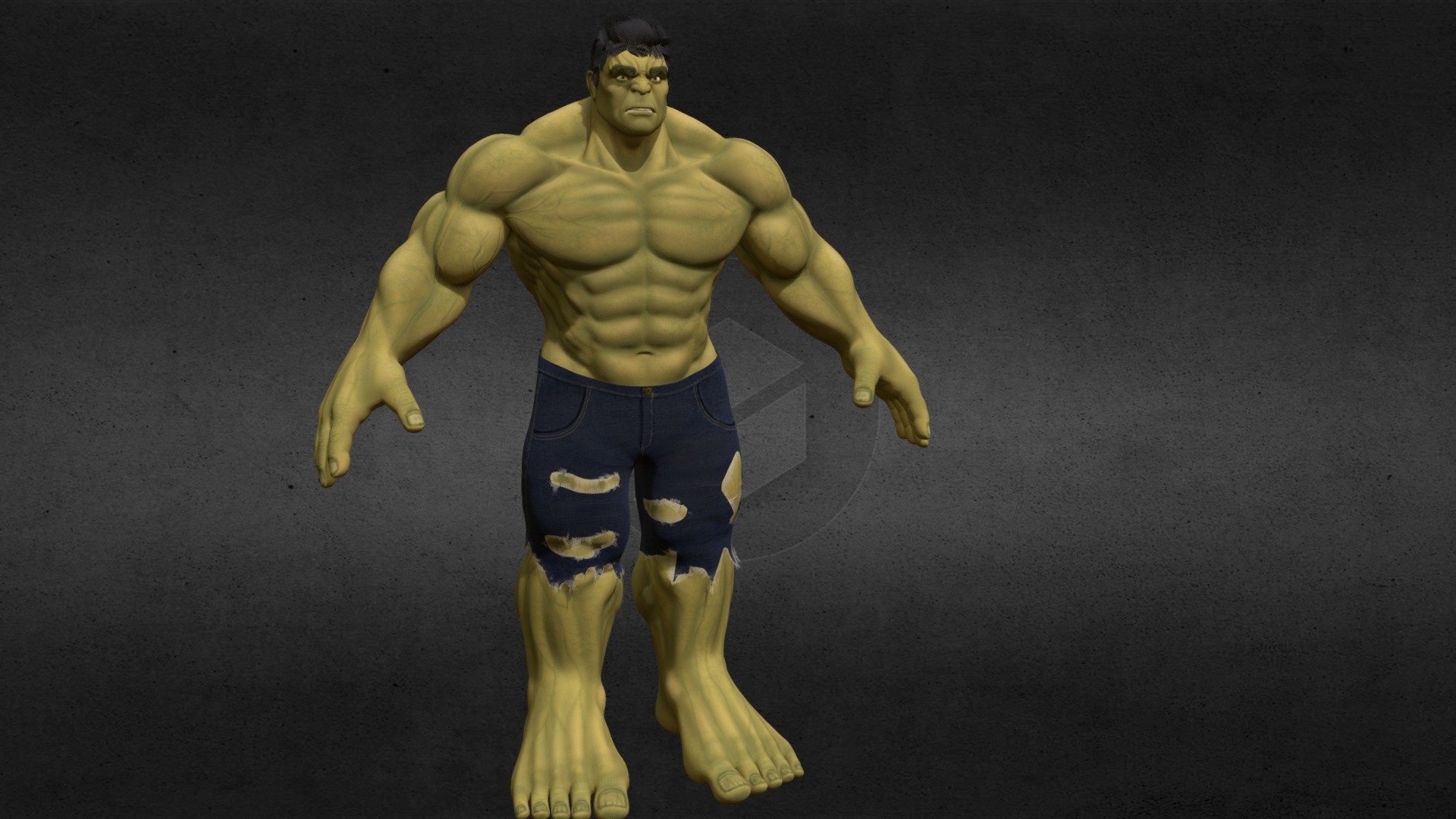 The Incredible Hulk 3d Model By Adithya1400 42bfd5f Sketchfab