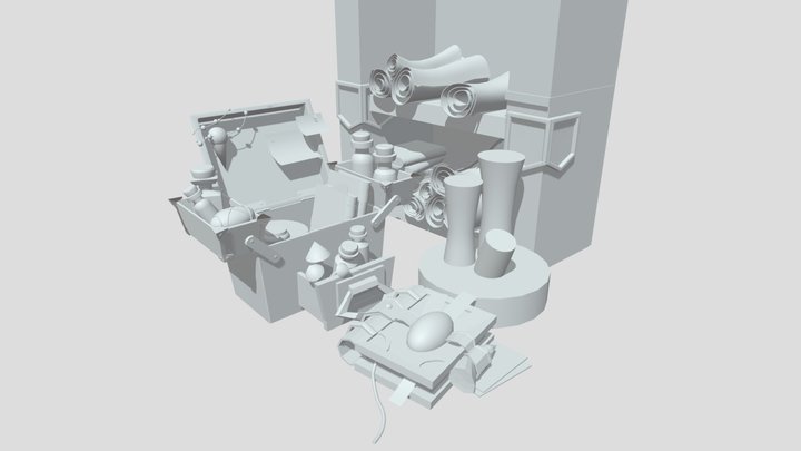 WitchBox 3D Model
