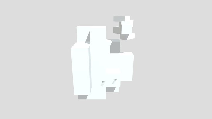 Minecraft Scene – Gratis 3D-model STL