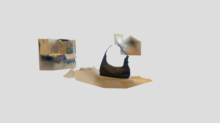 Bag 3D(ish) 3D Model