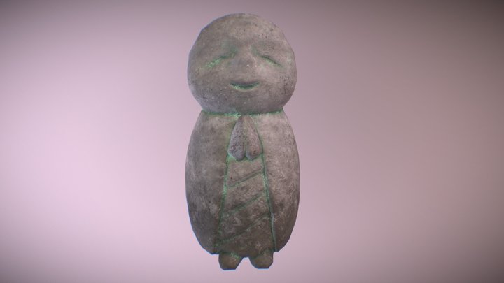 Jizo Statue 3D Model