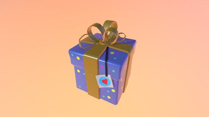 New Year's gift 3D Model