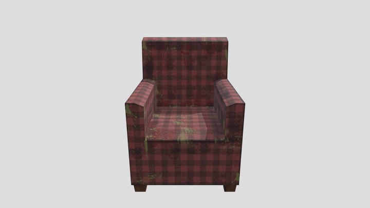 nojatuoli 3D Model