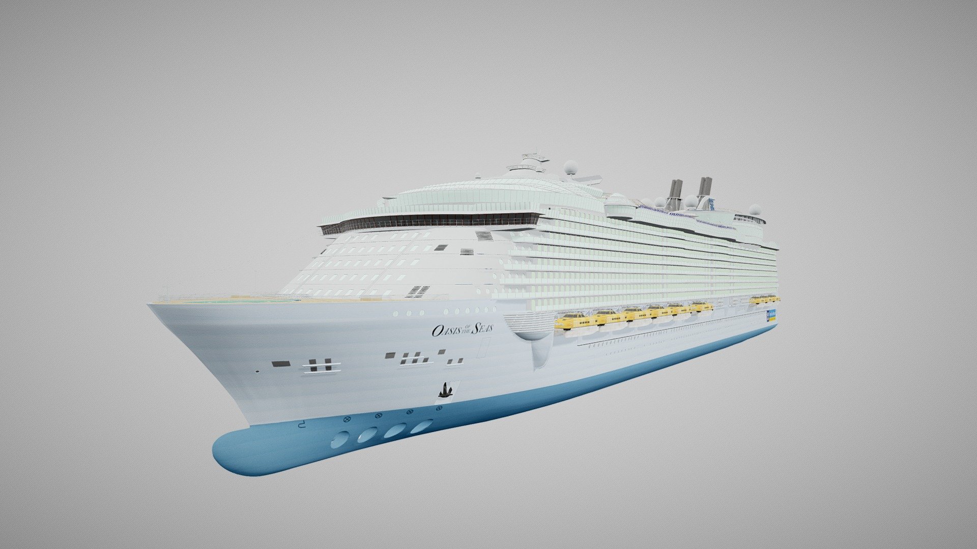 Oasis of the Seas Ship Buy Royalty Free 3D model by SQUIR3D [42c5213