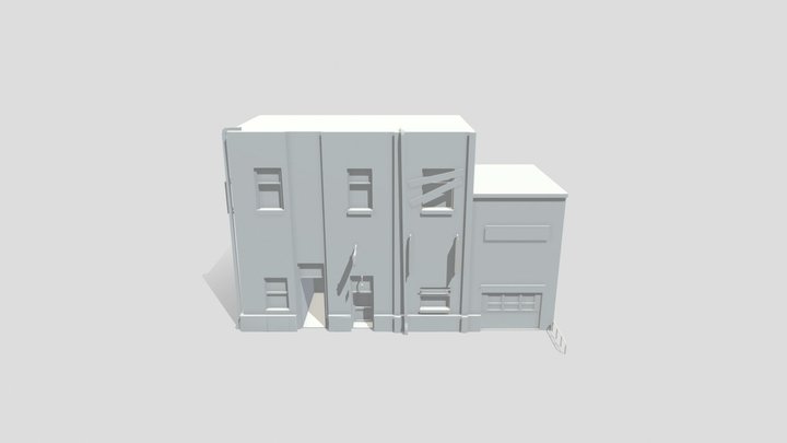 Building, Store 3 3D Model