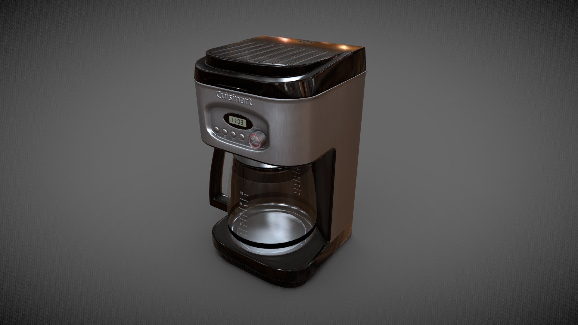 Coffee Maker Cuisinart Buy Royalty Free 3D model by fade_to_black