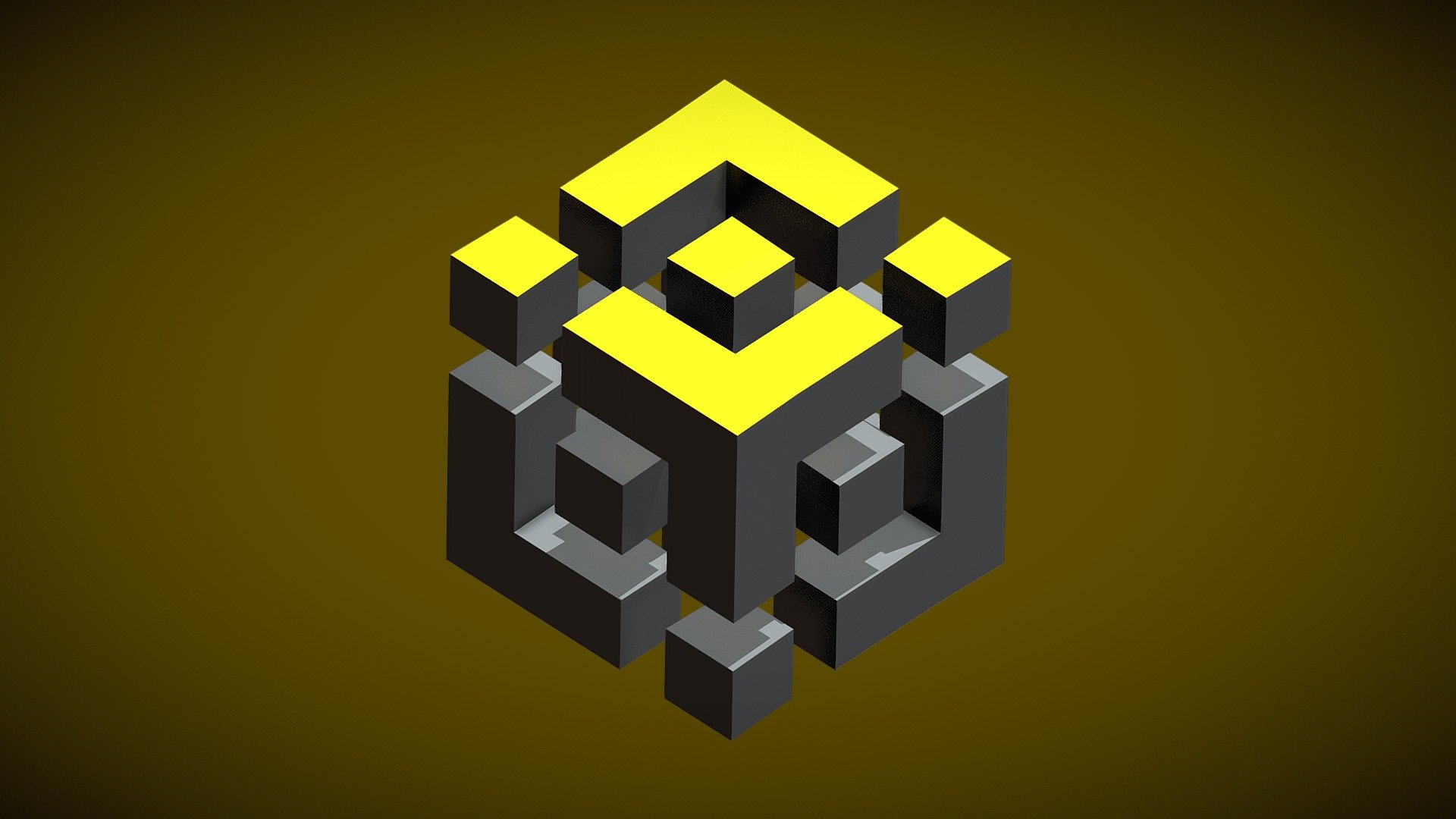 Binance Cube - Buy Royalty Free 3D Model By AnshiNoWara [42c8bc4 ...