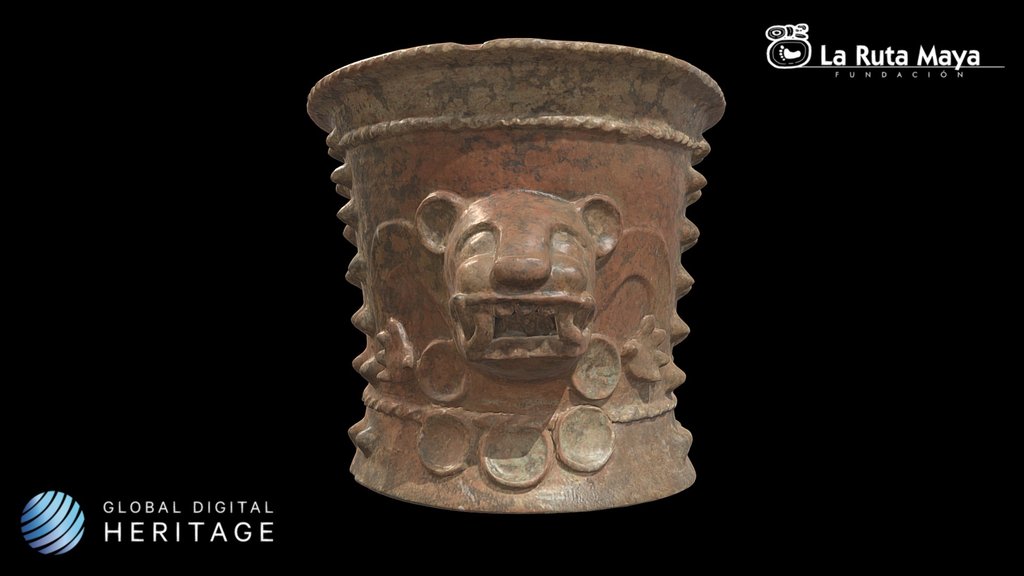 Jaguar-Head Urn
