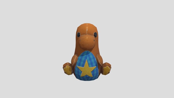 Dinosaur Plush 3D Model