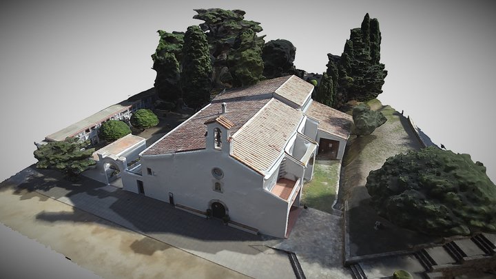 Chapelle de la Mare de Déu del Port - llanca 3D Model