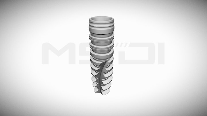 MSDI dental implants- Conical 3D Model