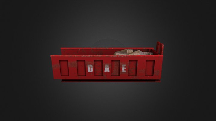 Howest Cityscene Dump Container 3D Model