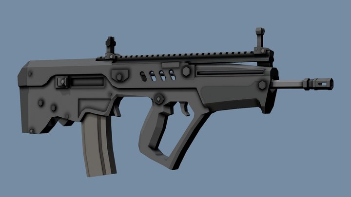 Low-Poly Tavor Tar-21