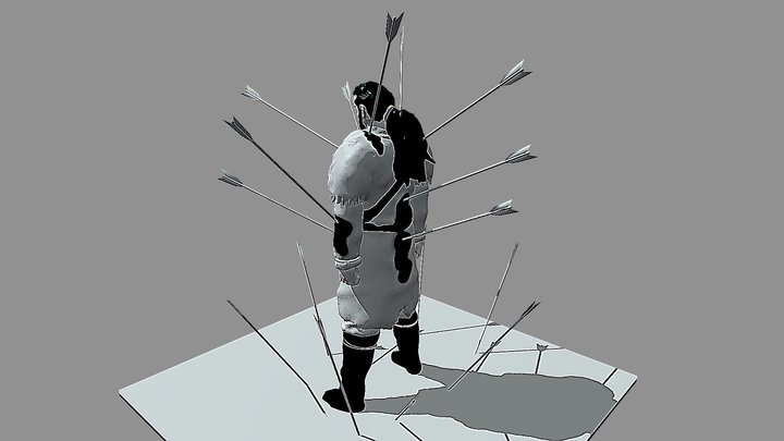 Thors Death Inktober Day15 Legend 3D Model