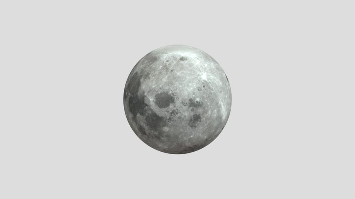 The Moon 3D Model