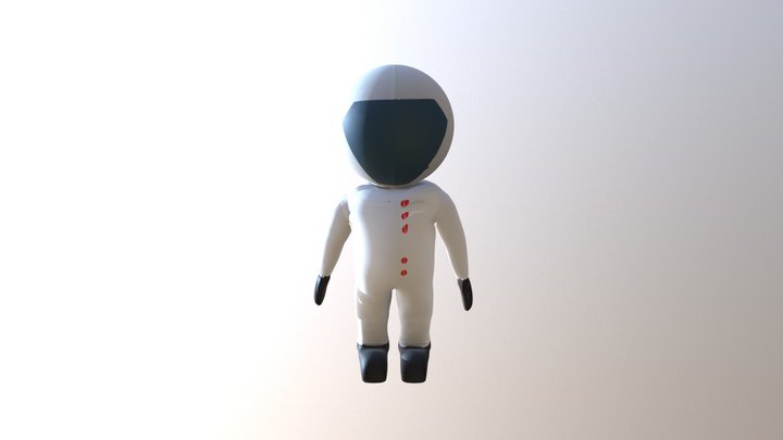 Spaceman Idle 3D Model