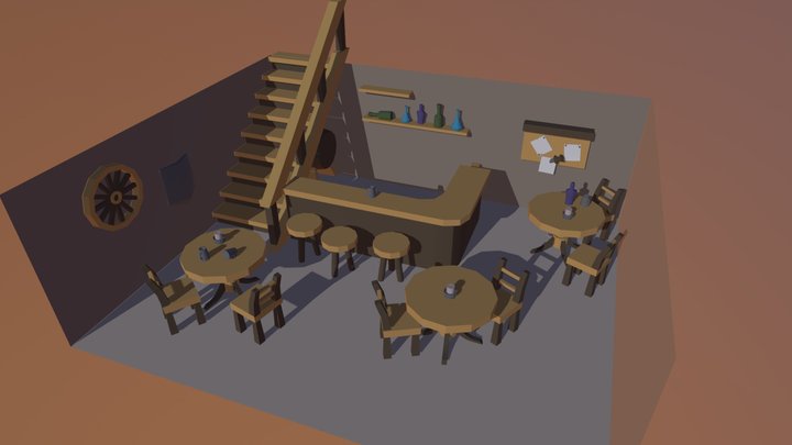 Tavern Draft 3D Model