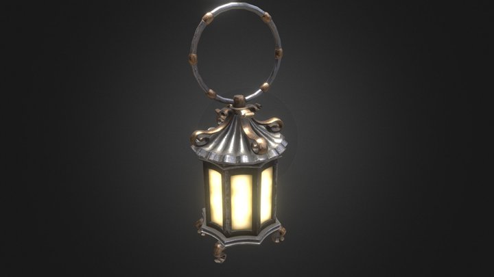 Old Lantern (game ready asset) 3D Model