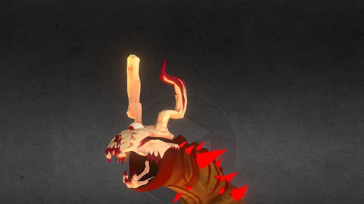 Demented God - Shattered Might 3D Model