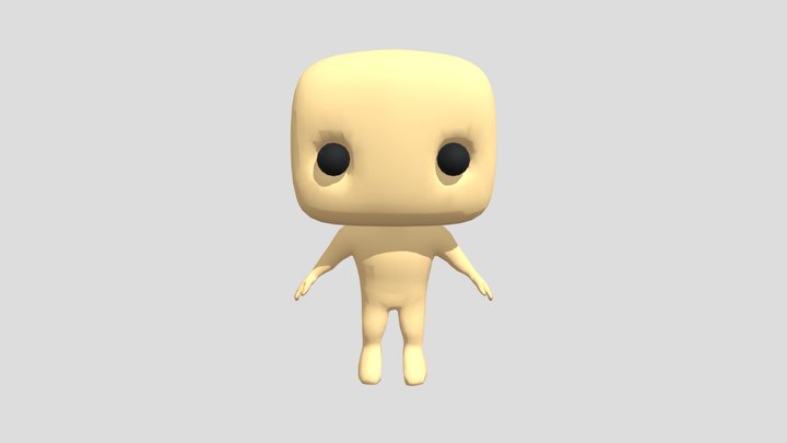 Funko POP Base 3D Model
