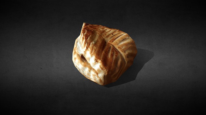 Low poly Chausson aux pommes – Modèle 3D gratuit STL