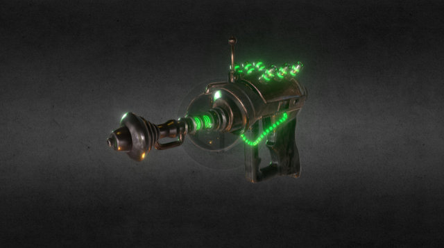 Alien Blaster 3D Model