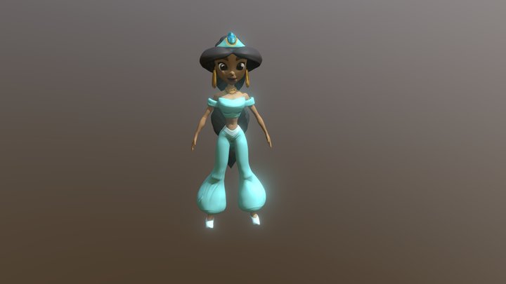Jasmine Disney Infinity 3D Model