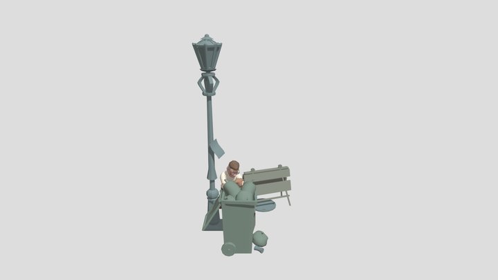 Diorama 1 Pose 3D Model