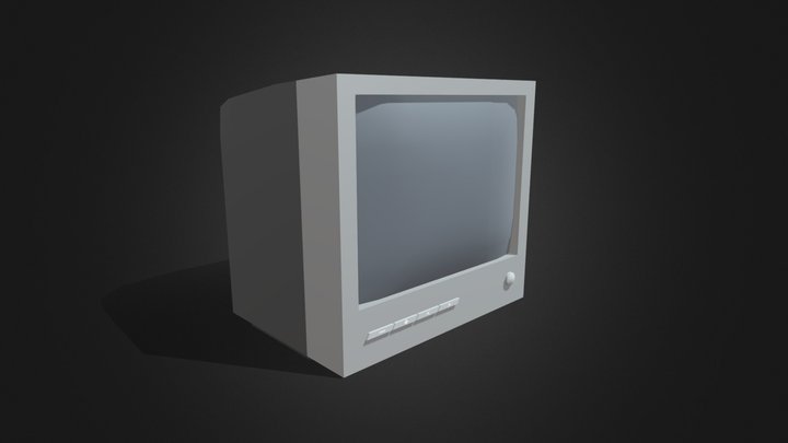 Tube TV 3D Model