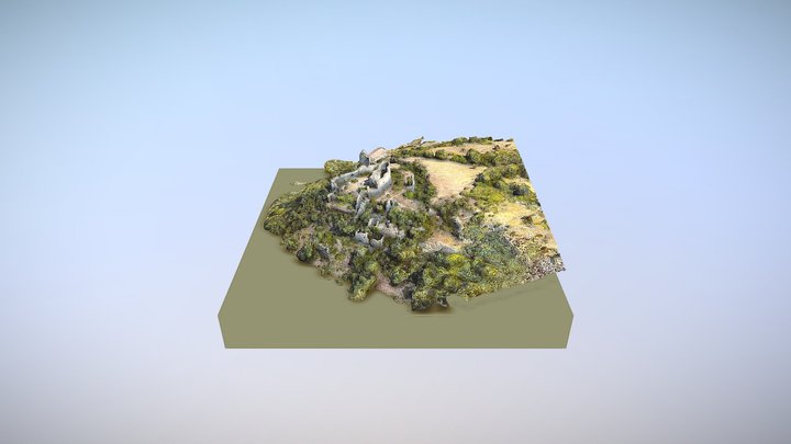Le chateau d'Aumelas 3D Model
