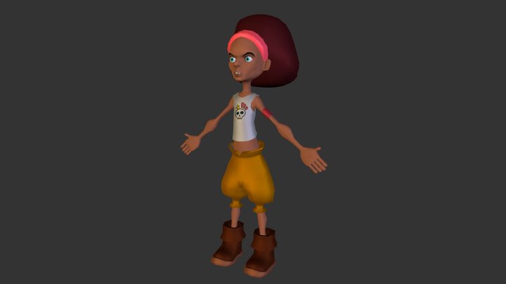 Terri Character Model 3D Model